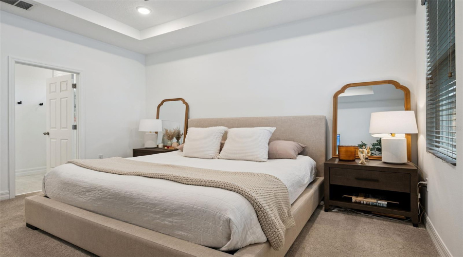 Primary Suite With Tray Ceiling
