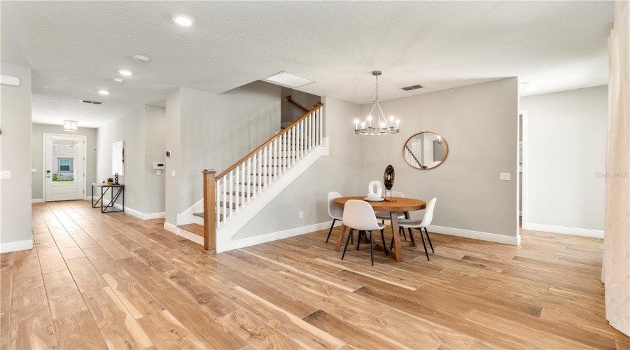 Foyer / Dinette / Stair View