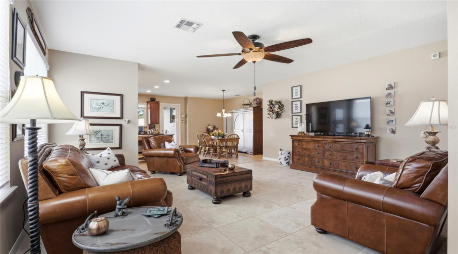 Open Floor Plan Living Room