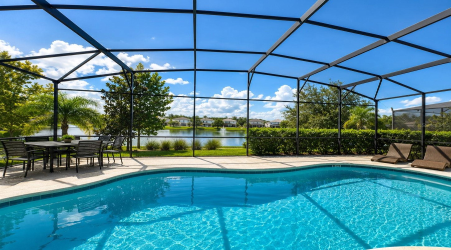 Large Heat-Able Pool With Peaceful Water View