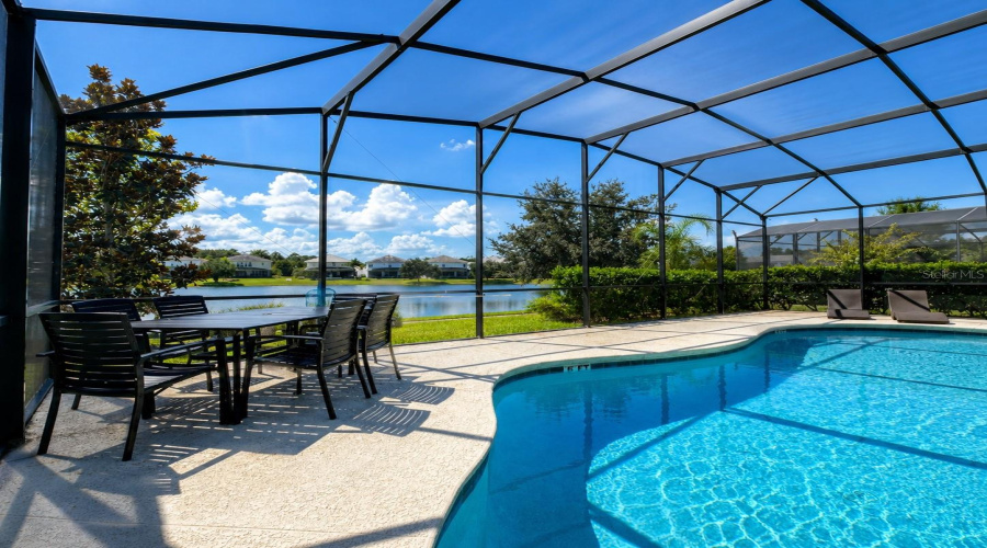 Large Heat-Able Pool With Peaceful Water View