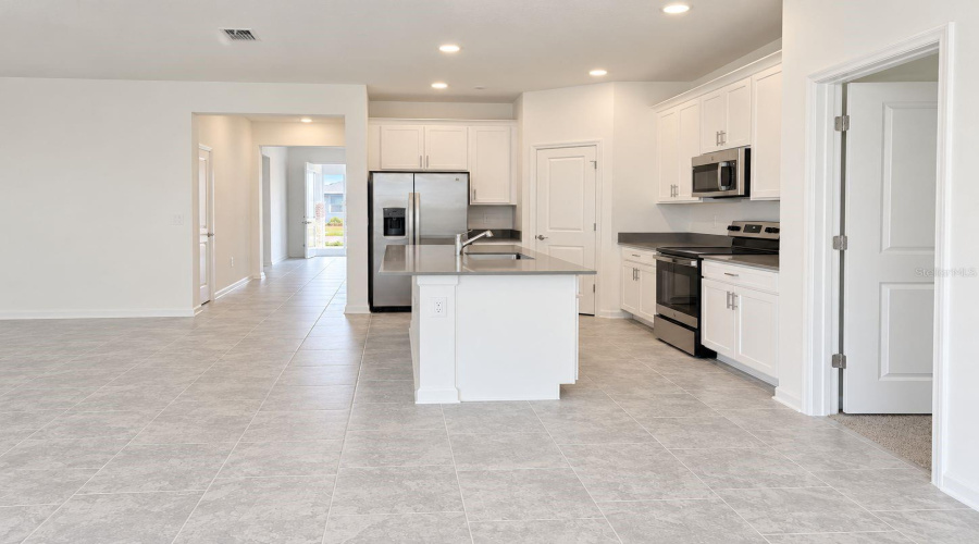 Open Concept Living And Kitchen