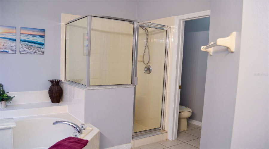 Walk-In Shower - Private Toilet