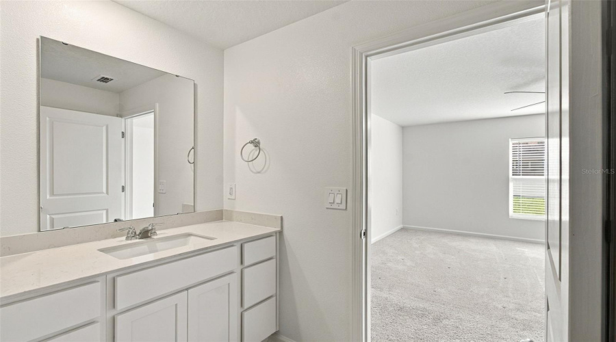 The Private Owner’s Suite Is Tucked Away At The Back Of The Home And Features An En-Suite Bathroom With Dual Sinks, A Walk-In Shower, And A Generous Walk-In Closet.