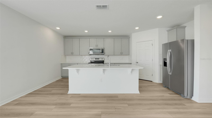 Kitchen Area With Upgraded Finishes