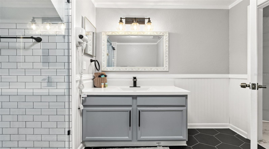 Primary Bathroom Downstairs.