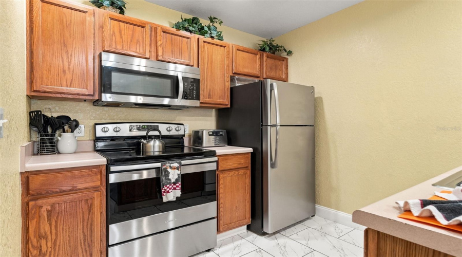 Kitchen With High-Top Seating.