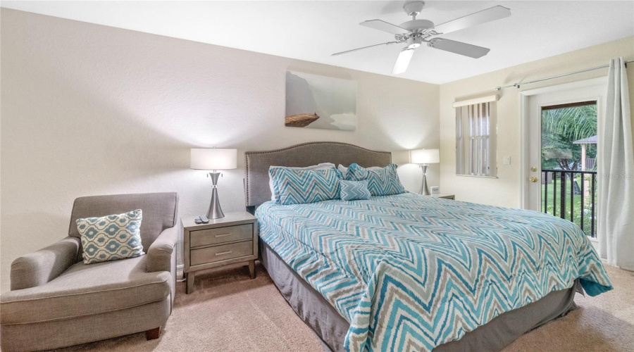 Bedroom With Balcony Access