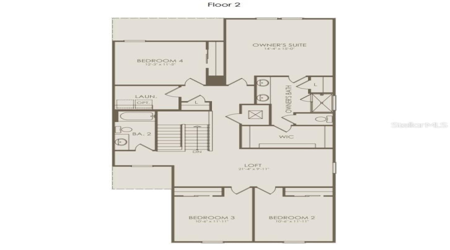 Floor Plan - Floor Two