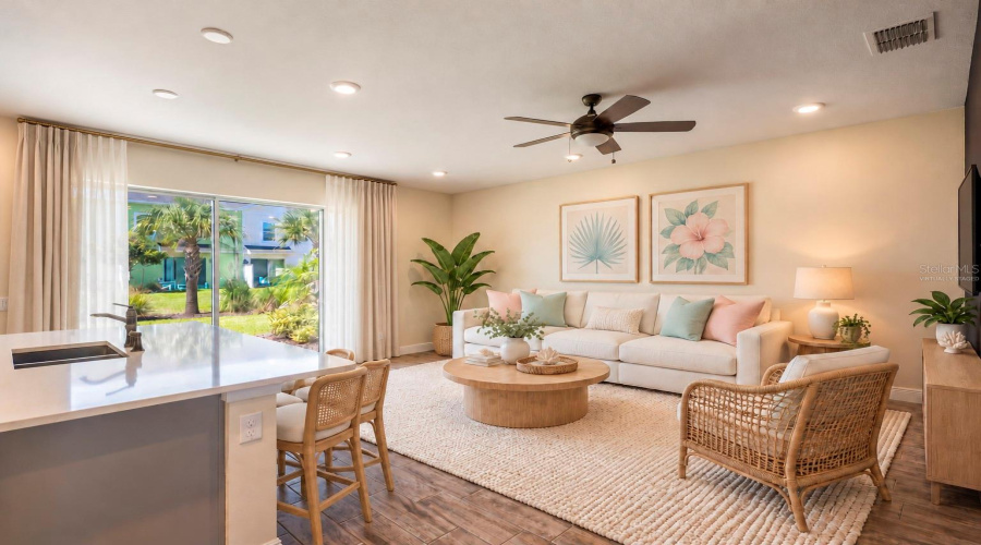 Living Room (Virtually Staged)