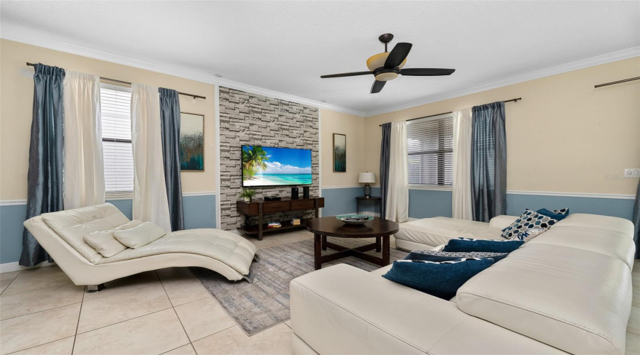 Plenty Of Room To Gather, Relax And Enjoy Time Together In This Spacious Main Living Area